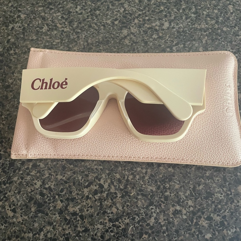 Chloe Cream Sunglasses